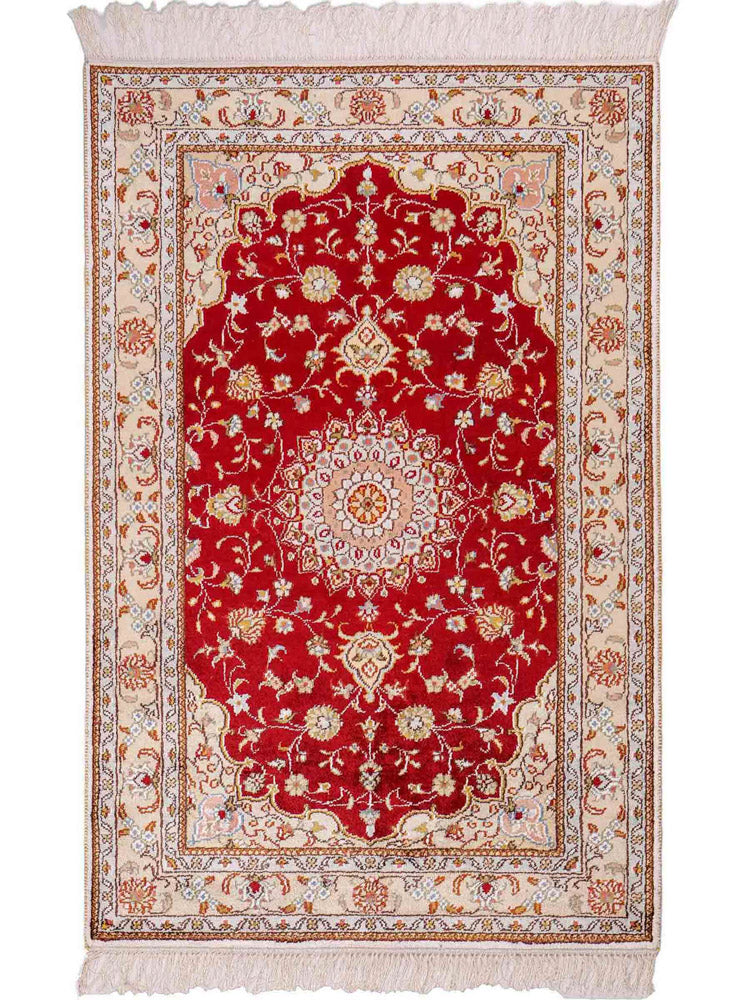 Chinese Silk Rug 120x77cm - Oriental Rug