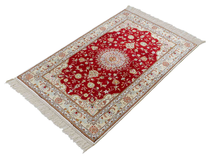Chinese Silk Rug 120x77cm - Oriental Rug