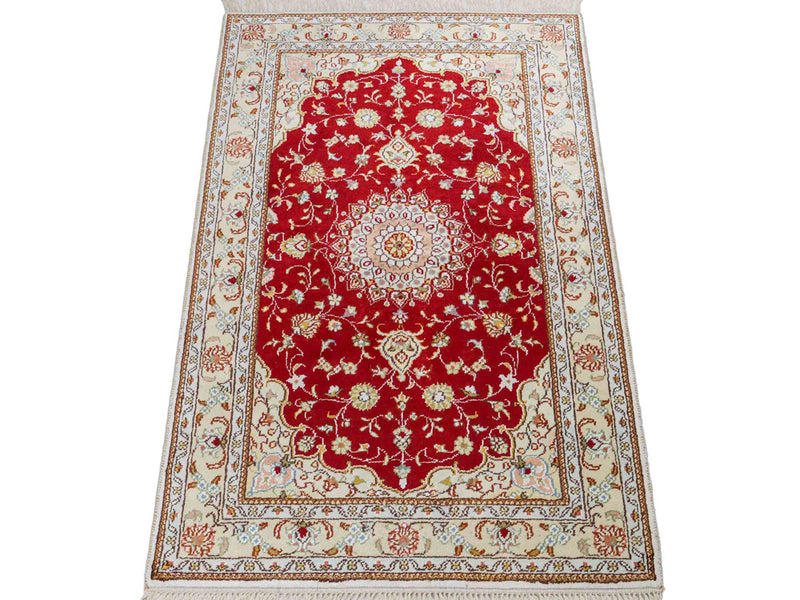 Chinese Silk Rug 120x77cm - Oriental Rug