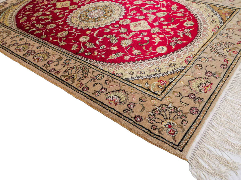 Chinese Silk Rug 121x78cm - Oriental Rug