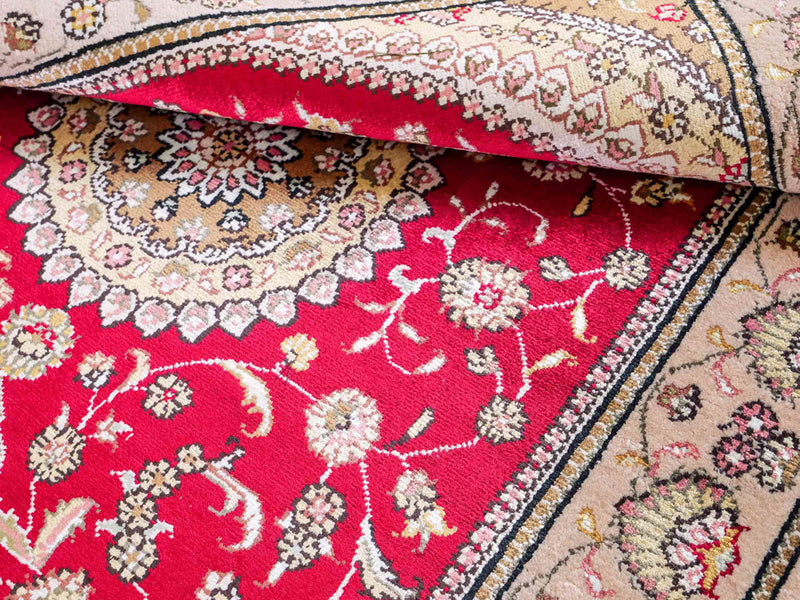 Chinese Silk Rug 121x78cm - Oriental Rug