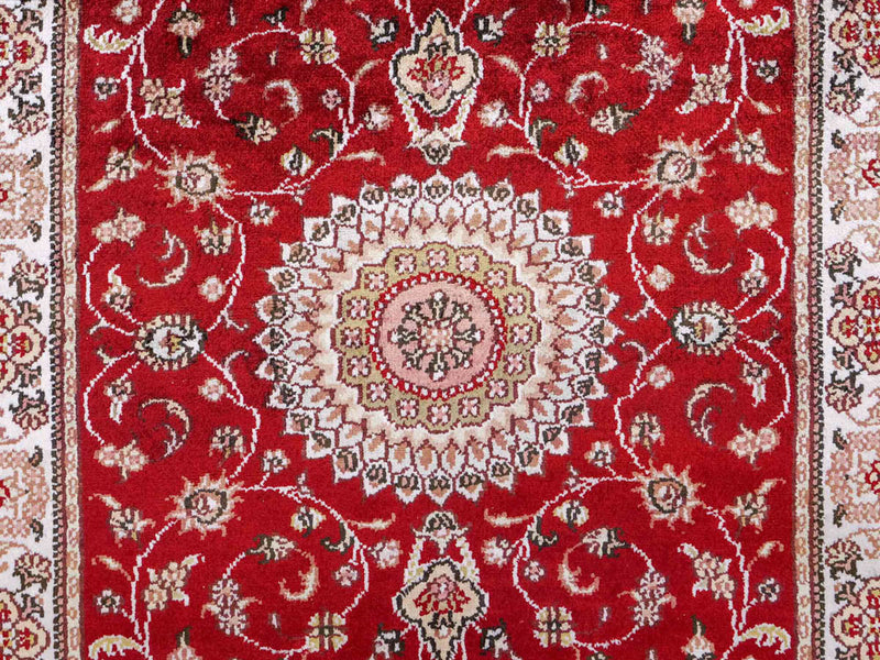 Silk Rug - Chinese Silk - 117 x 77 cm - red
