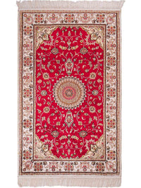 Chinese Silk Rug 120x76cm - Oriental Rug – product image