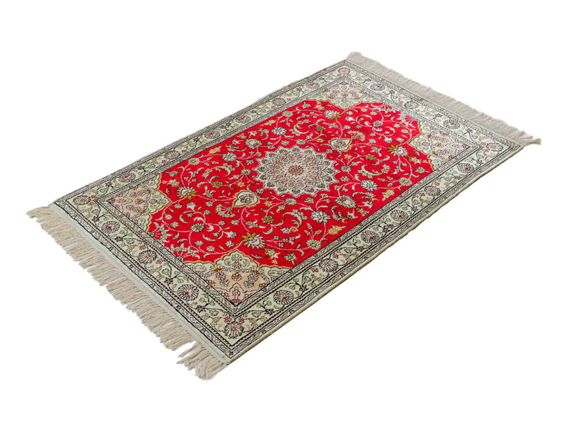 Chinese Silk Rug 122x78cm - Oriental Rug