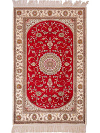 Chinese Silk Rug 122x76cm - Oriental Rug – product image
