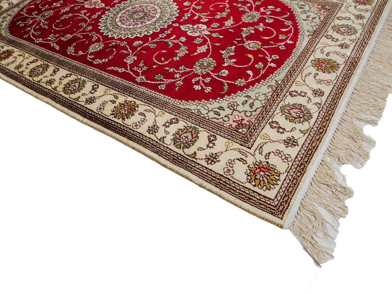 Chinese Silk Rug 122x76cm - Oriental Rug