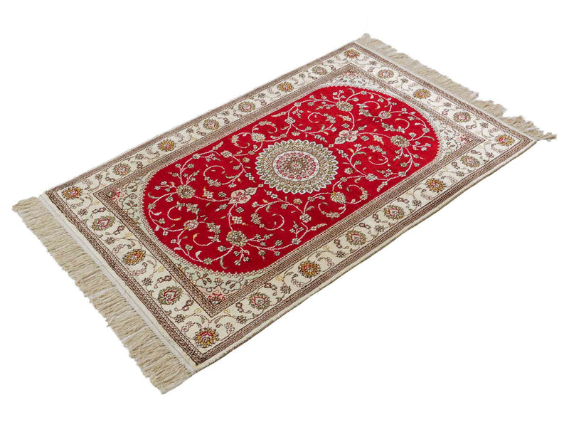 Chinese Silk Rug 122x76cm - Oriental Rug