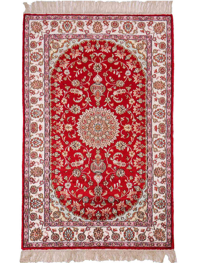 Chinese Silk Rug 119x76cm - Oriental Rug