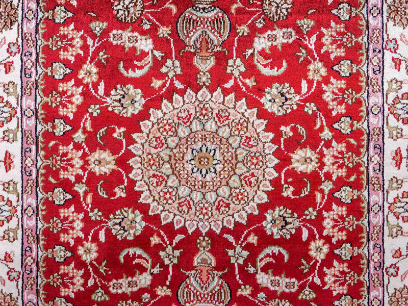 Chinese Silk Rug 119x76cm - Oriental Rug