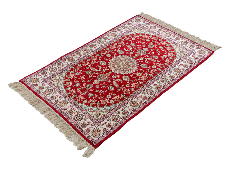 Chinese Silk Rug 119x76cm - Oriental Rug