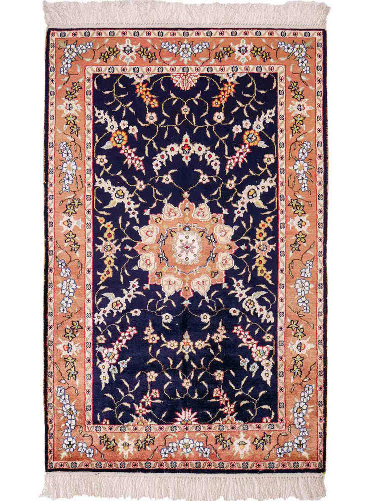 Chinese Silk Rug 123x78cm - Oriental Rug