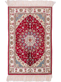 Chinese Silk Rug 87x56cm - Oriental Rug – product image