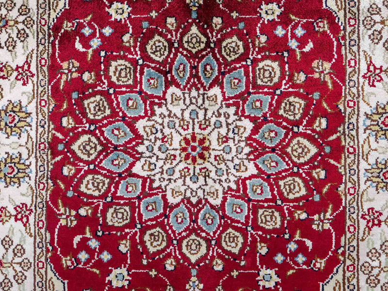 Chinese Silk Rug 87x56cm - Oriental Rug