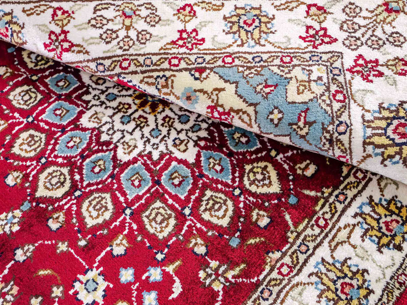 Chinese Silk Rug 87x56cm - Oriental Rug