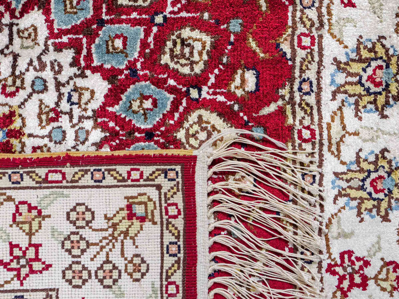 Chinese Silk Rug 87x56cm - Oriental Rug