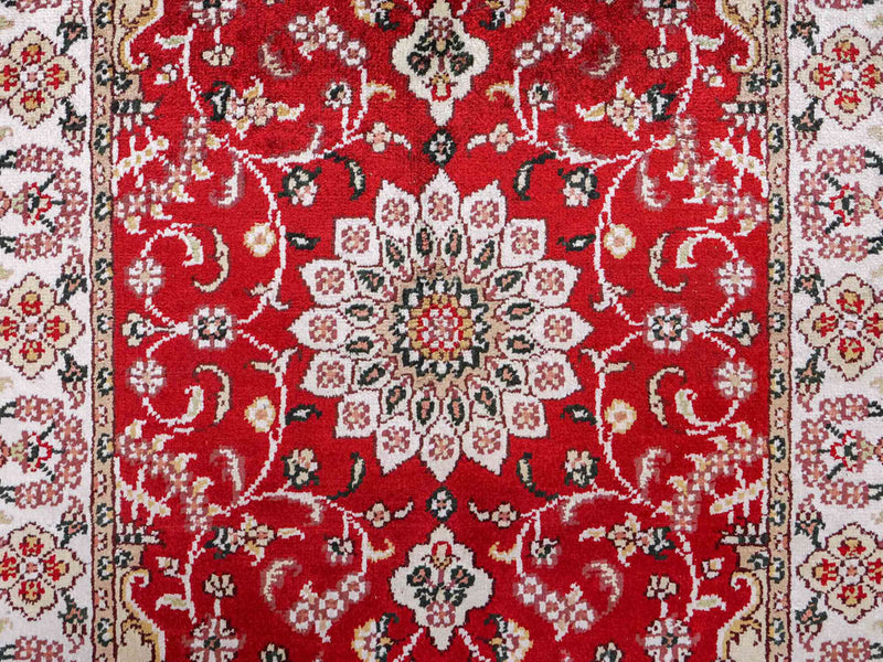Chinese Silk Rug 91x62cm - Oriental Rug