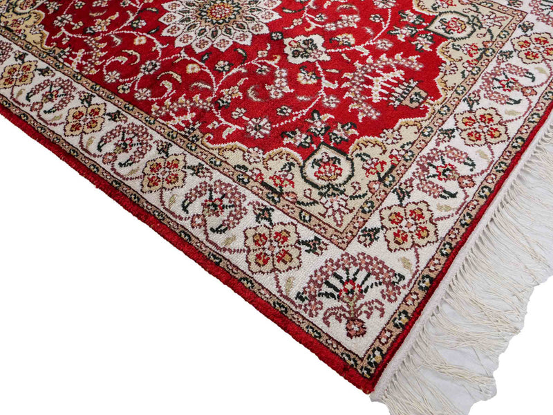 Chinese Silk Rug 91x62cm - Oriental Rug