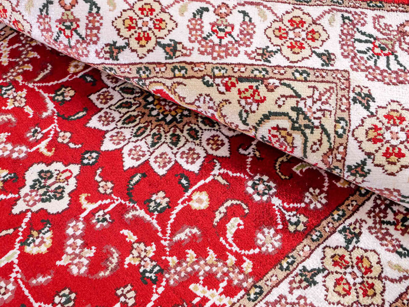 Chinese Silk Rug 91x62cm - Oriental Rug