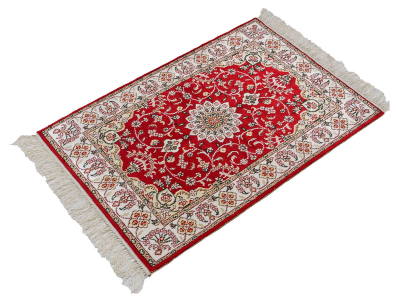 Chinese Silk Rug 91x62cm - Oriental Rug