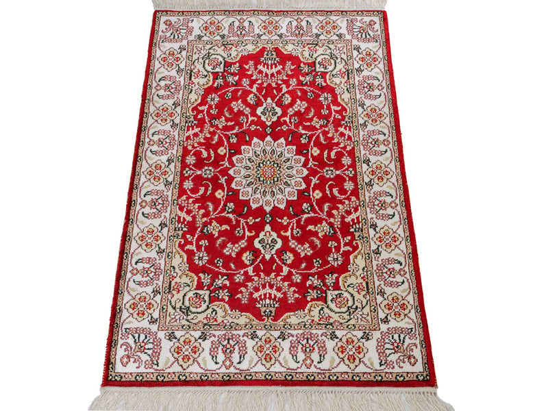 Chinese Silk Rug 91x62cm - Oriental Rug