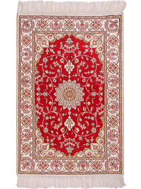 Chinese Silk Rug 90x62cm - Oriental Rug – product image
