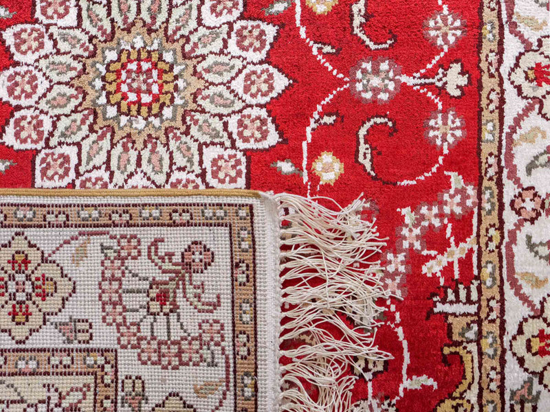 Chinese Silk Rug 90x62cm - Oriental Rug