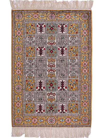 Chinese Silk Rug 63x93cm - Oriental Rug