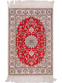 Chinese Silk Rug 89x62cm - Oriental Rug – product image