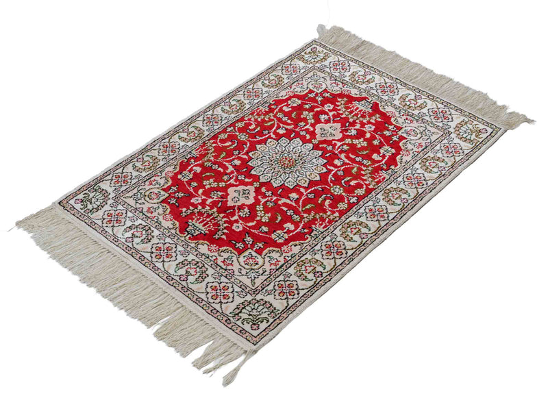 Chinese Silk Rug 89x62cm - Oriental Rug