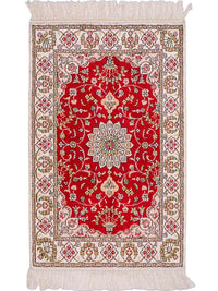 Chinese Silk Rug 89x62cm - Oriental Rug – product image