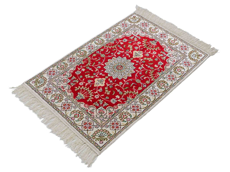 Chinese Silk Rug 89x62cm - Oriental Rug