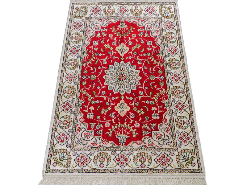 Chinese Silk Rug 89x62cm - Oriental Rug