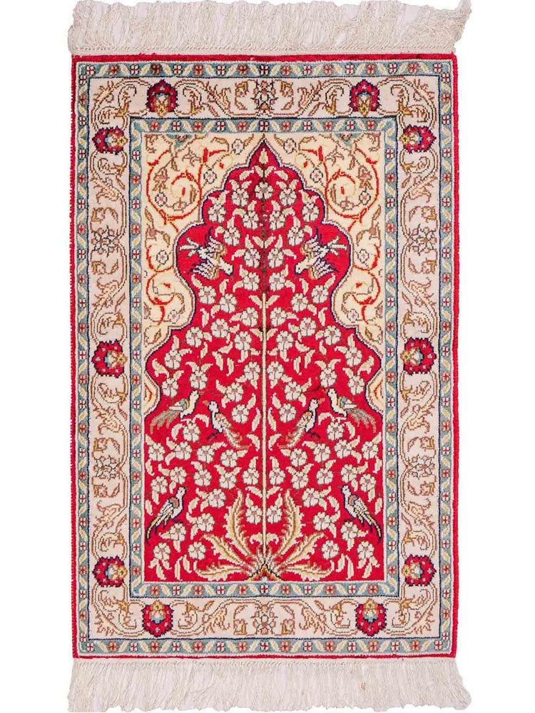 China Seide Teppich 87x58cm - Orientteppich