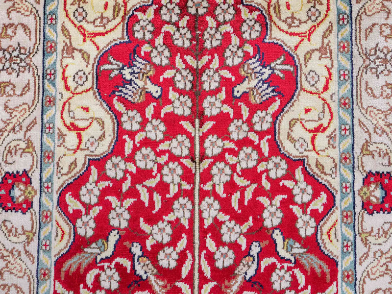 China Seide Teppich 87x58cm - Orientteppich