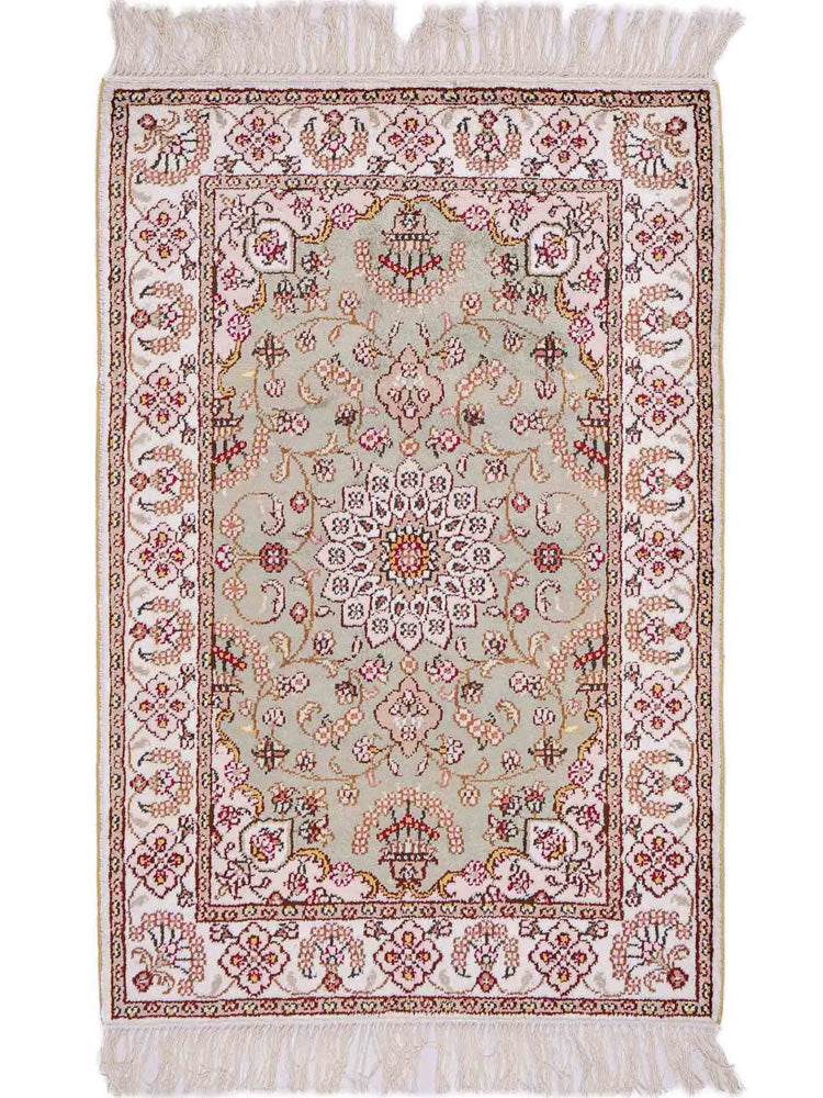 Chinese Silk Rug 92x63cm - Oriental Rug