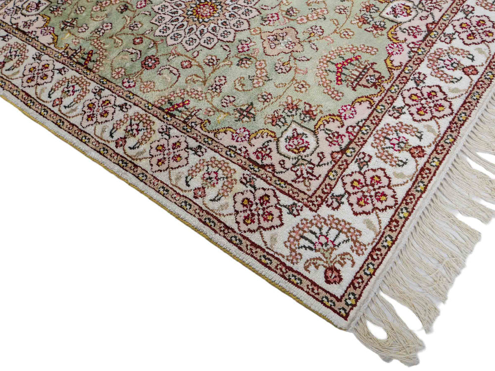 Chinese Silk Rug 92x63cm - Oriental Rug