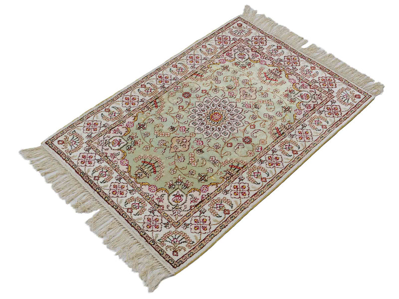Chinese Silk Rug 92x63cm - Oriental Rug