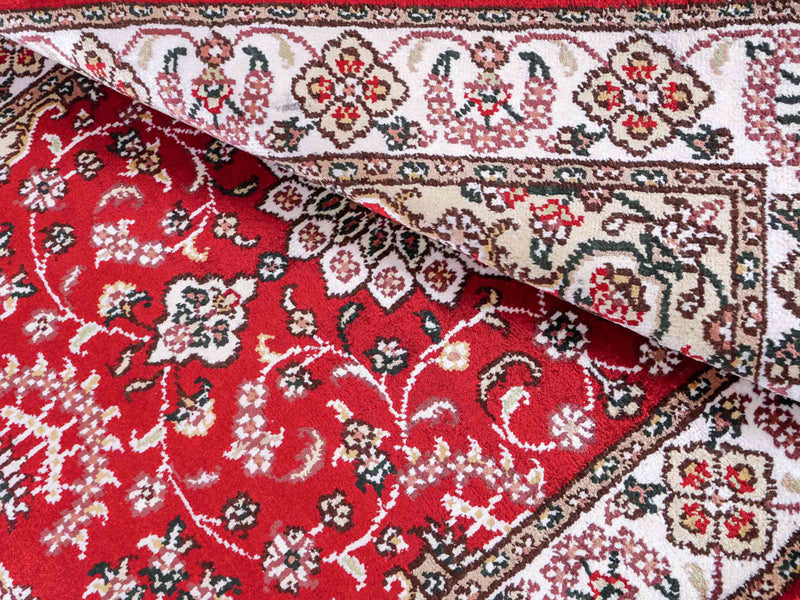 Silk Rug - Chinese Silk - 91 x 62 cm - red