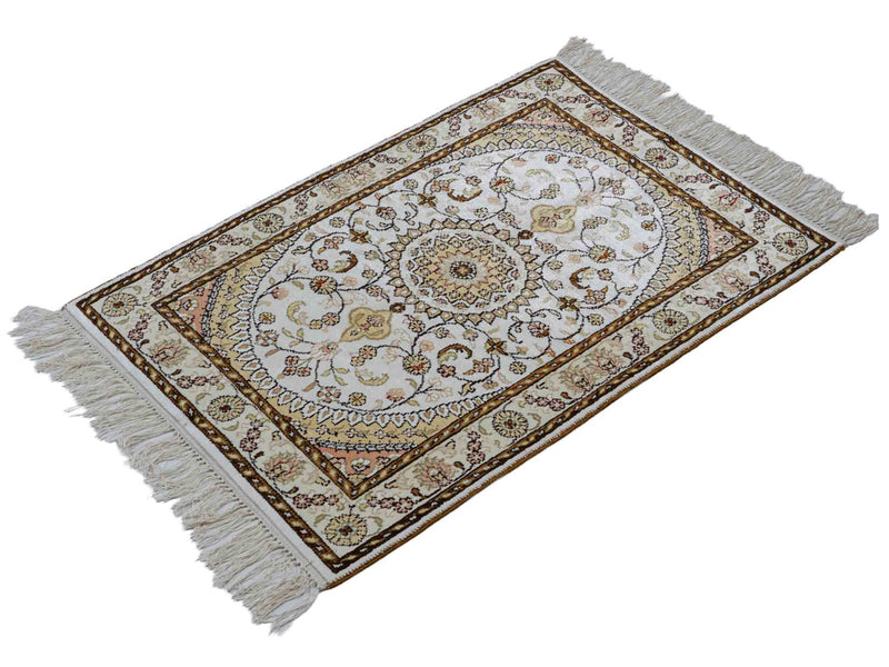 Chinese Silk Rug 89x61cm - Oriental Rug