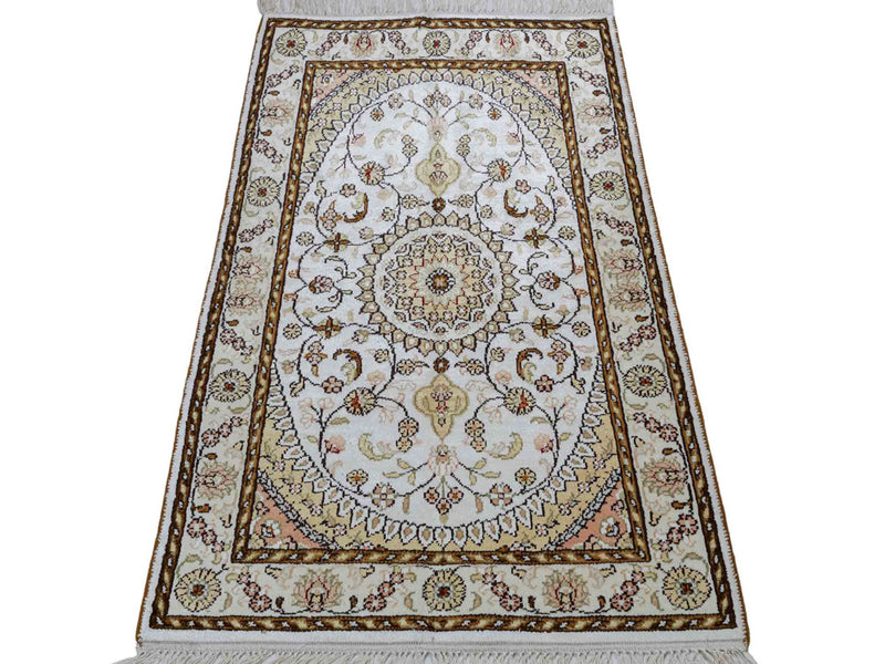Chinese Silk Rug 89x61cm - Oriental Rug