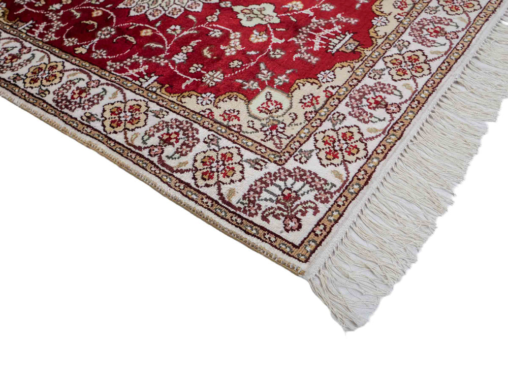 Chinese Silk Rug 89x61cm - Oriental Rug