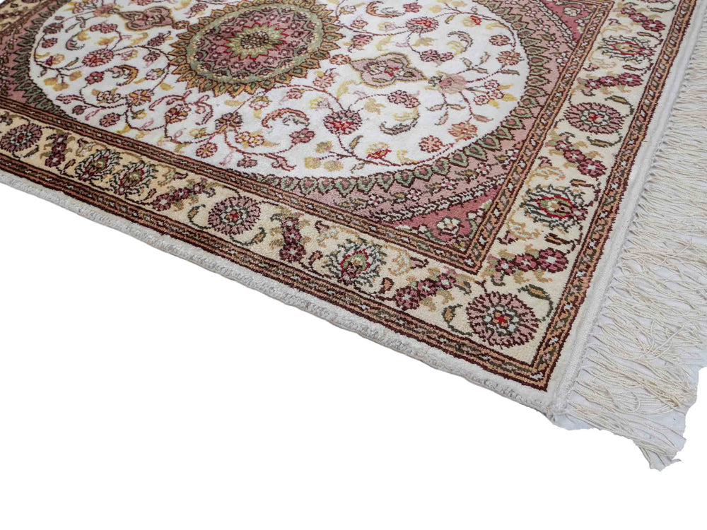 Chinese Silk Rug 90x59cm - Oriental Rug