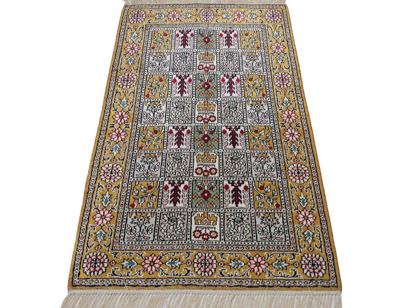 China Seide Teppich 92x63cm - Orientteppich