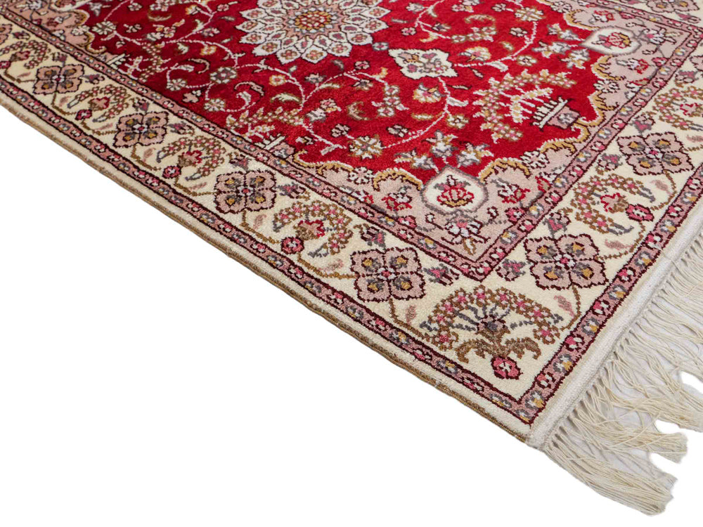 Chinese Silk Rug 91x60cm - Oriental Rug