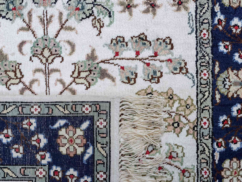 Silk Rug - Chinese Silk - 90 x 62 cm - cream