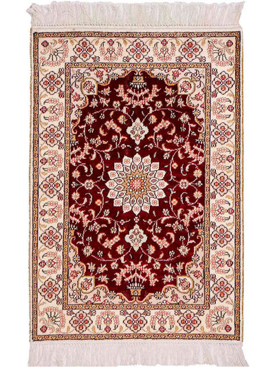 Chinese Silk Rug 63x90cm - Oriental Rug