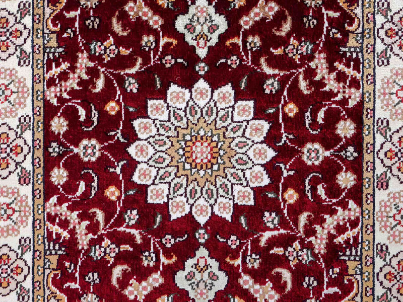 Chinese Silk Rug 90x63cm - Oriental Rug