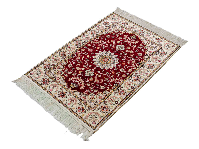Chinese Silk Rug 90x63cm - Oriental Rug