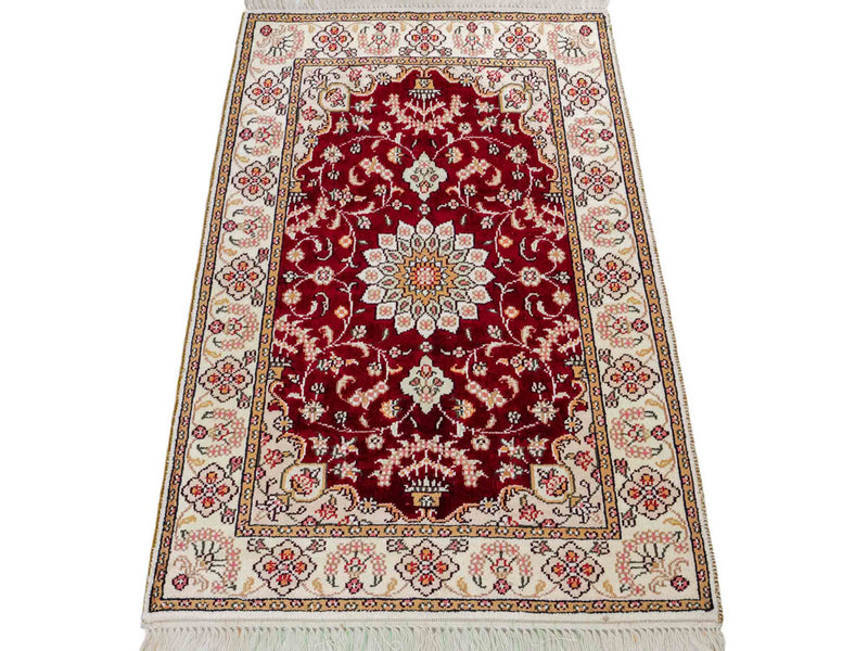 Chinese Silk Rug 90x63cm - Oriental Rug