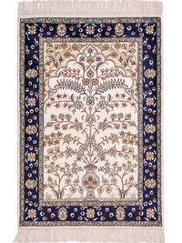 Chinese Silk Rug 90x62cm - Oriental Rug – product image